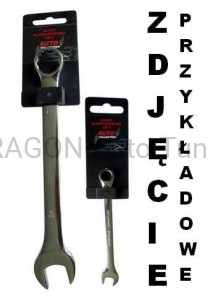 Combination spanner 19mm chromium vanadium