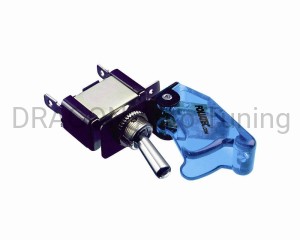 Włącznik KILL-SWITCH 6-24V - niebieski transparentny