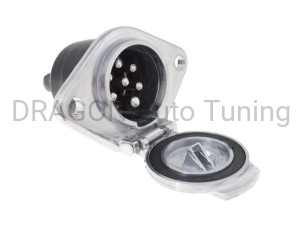 Gniazdo przyczepy 7 PIN, 24V, typ N, aluminiowe