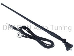 Antena radiowa, regulacja nachylenia 180°, gumowany maszt 40cm