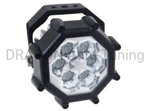 Lampa robocza 12/24V, 20W, 6 diod Ø107mm, szer.81mm