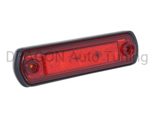 Lampa obrysowa diodowa, 12/24V, czerwona