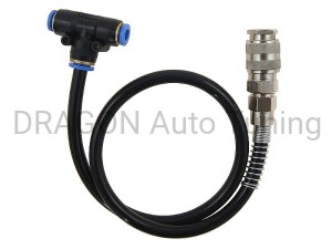 Trójnik-reduktor pneumatyczny z wężem 12mm/6mm/6mm, 10atm