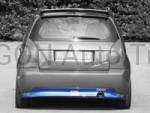 Spoiler zderzaka tylnego Citroen C2