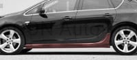 Listwy progowe Opel Astra J 5d