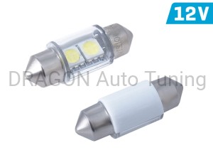 Żarówka VISION C5W SV8.5 31mm 12V 2x 5050 SMD LED, biała, 2 szt.