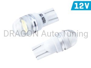 Żarówka VISION W5W (T10) 12V 1x HP LED, wypukła soczewka, biała, 2 szt.