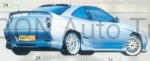 Spoiler zderzaka tylnego Fiat Coupe 93-