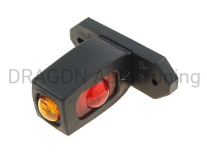 Lampa obrysowa LED prosta krótka kombi 12/24V