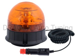 Lampa ostrzegawcza 12 HP LED 12V/24V, na magnes/śruby, pomarańczowa, E9 ECE R65