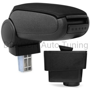 Podłokietnik Fiat Grande Punto 04-09, czarny obszyty materiałem tekstylnym