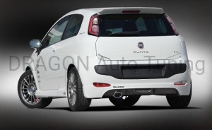 Mini spoiler dachowy Fiat Punto Evo 09-12