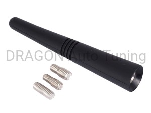 Maszt antenowy 9cm, gumowany, z 3 adapterami: 5, 6 i 7mm