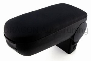 Podłokietnik Audi A6 (C5) 97-04 czarny obszyty ekoskórą