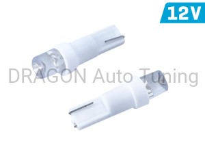 Żarówki VISION W1.2W (T5) LED 12V białe, wklęsłe, 20 szt.