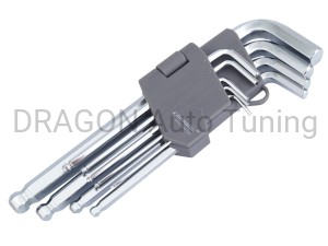 Set of wrenches with spherical endings (1)
