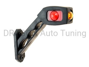 Lampa obrysowa LED skośna kombi prawa 12/24V