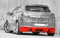 Spoiler zderzaka tylnego Opel Astra H 3d