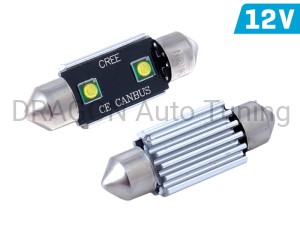 Żarówka VISION C5W SV8.5 36mm 12V 2x3535 SMD LED, CANBUS, biała, 2 szt.