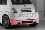 Spoiler zderzaka tylnego Fiat 500 07-