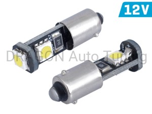 Żarówki VISION H6W BAX9s 12V 3x 5050 SMD LED, CANBUS, białe, 20 szt.