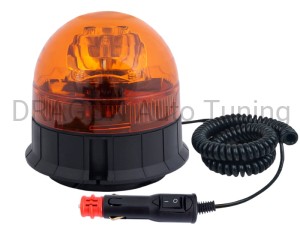 Lampa ostrzegawcza z napędem ślimakowym, z H1 12V i 24V, pomarańczowa, E8 ECE R65