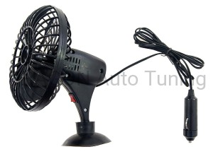Wentylator plastikowy 12V z przyssawką