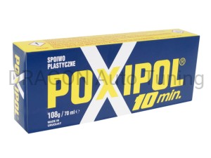 POXIPOL - klej dwuskładnikowy metaliczny 108g/70ml