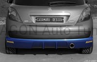 Spoiler zderzaka tylnego Peugeot 207 06-