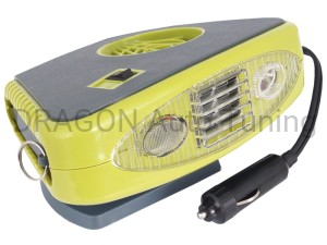 Ogrzewacz - Wentylator, 12V/150W z latarką