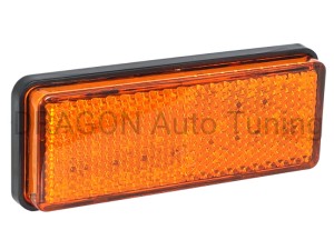 Lampa obrysowa 27 LED, 12/24V, pomarańczowa