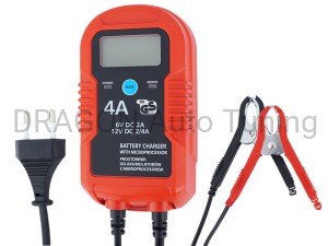 Prostownik do akumulatorów z mikroprocesorem, 6V 2A, 12V 2/4A